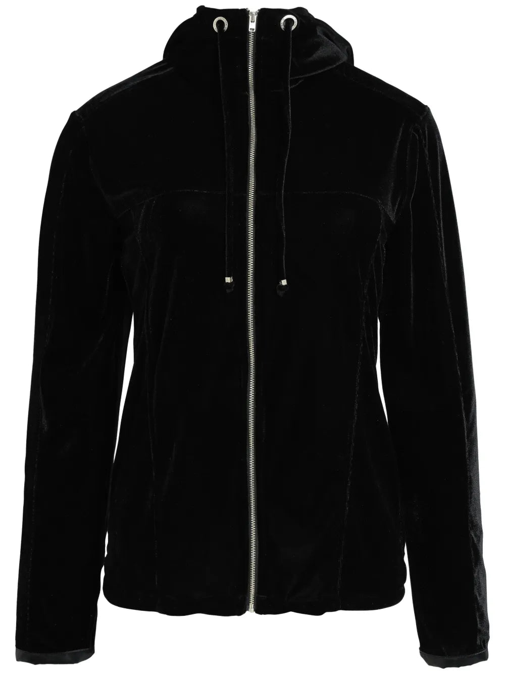 Velour Hooded Jacket
