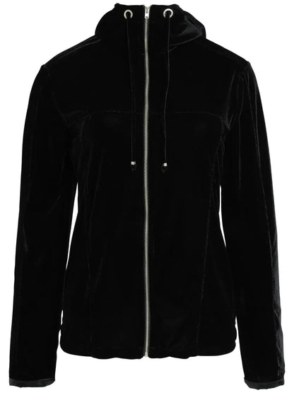 Velour Hooded Jacket