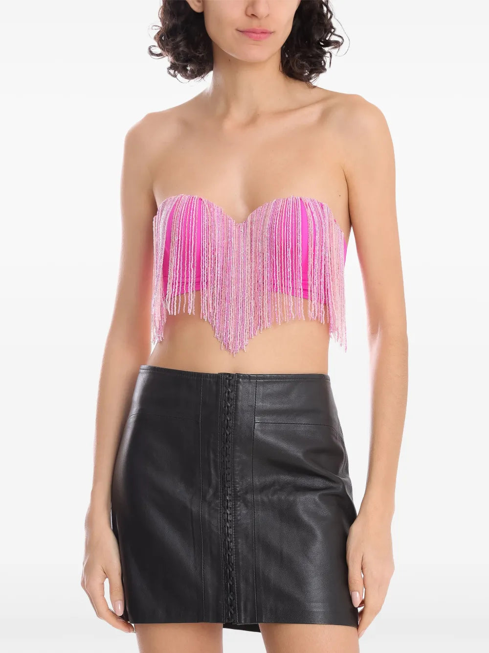 Strapless Cropped Top