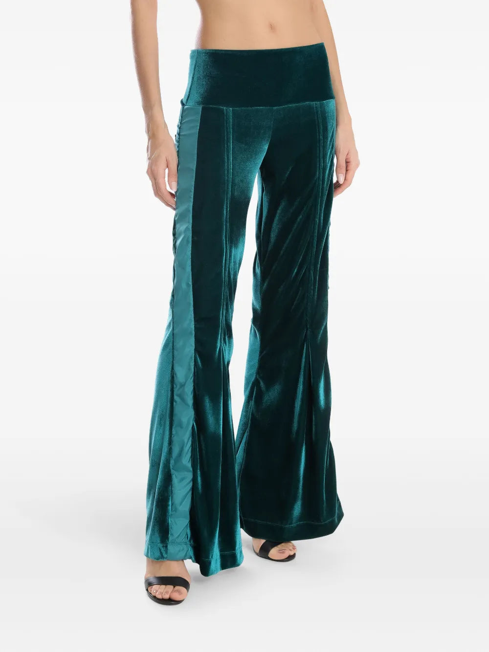 Velvet Flared Trousers