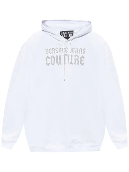 Glittered-Logo Hoodie