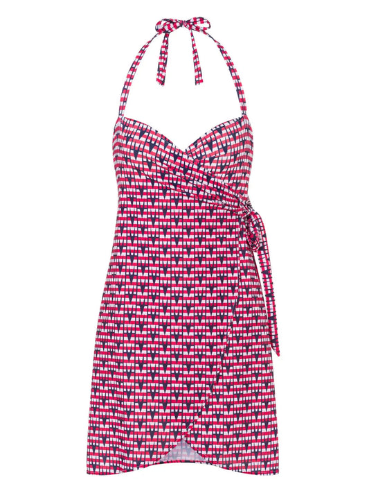 Logo-Patch Mini Dress