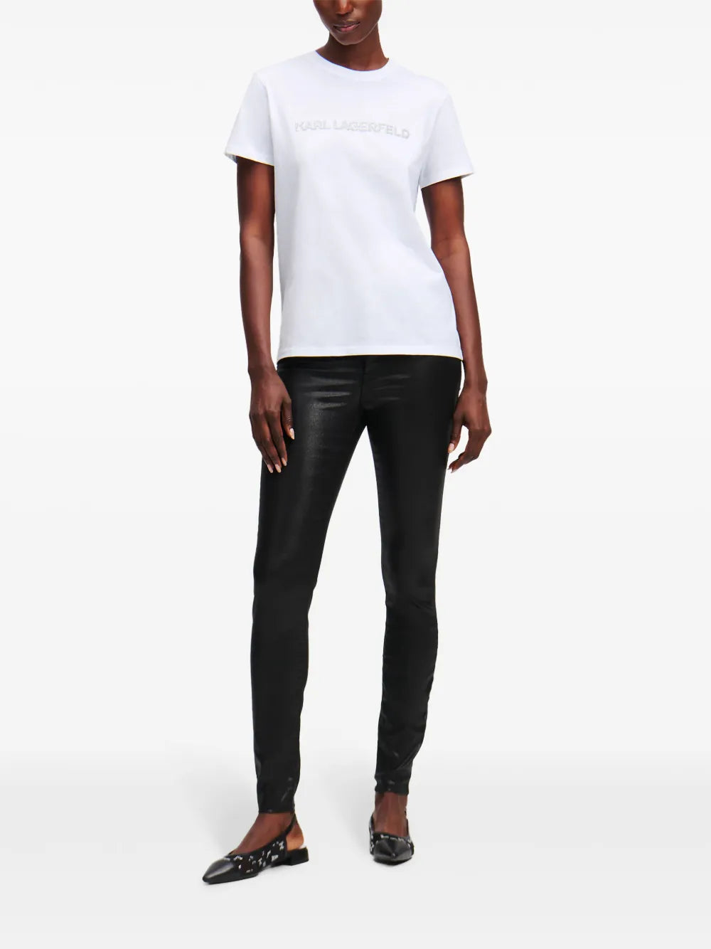 Glitter Appliqué Logo T-Shirt