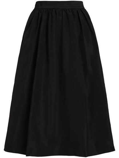 Pleated Midi Skirt