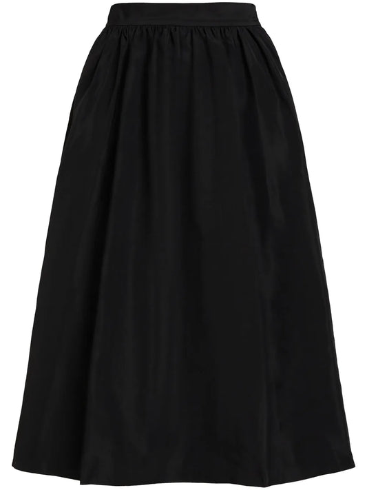 Pleated Midi Skirt