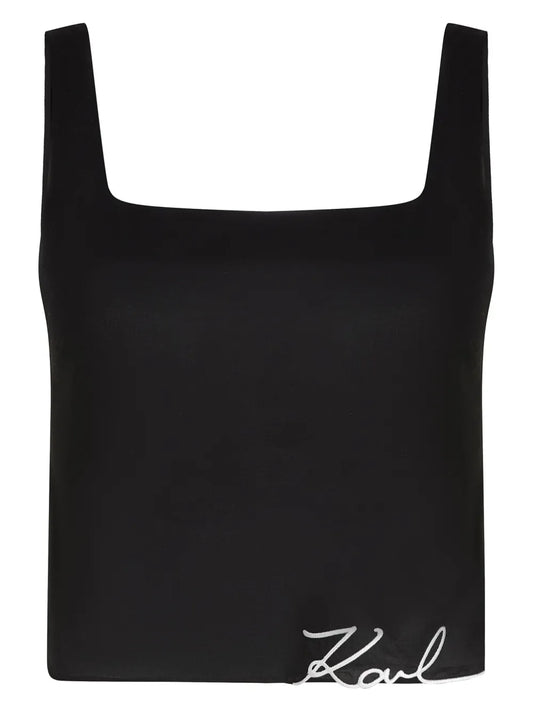 K/Signature Cropped Top