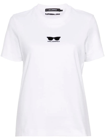 Sunglasses-Embroidered T-Shirt