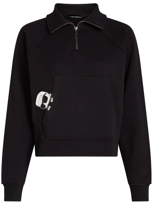 Ikon Peak-A-Boo Half-Zip Sweatshirt
