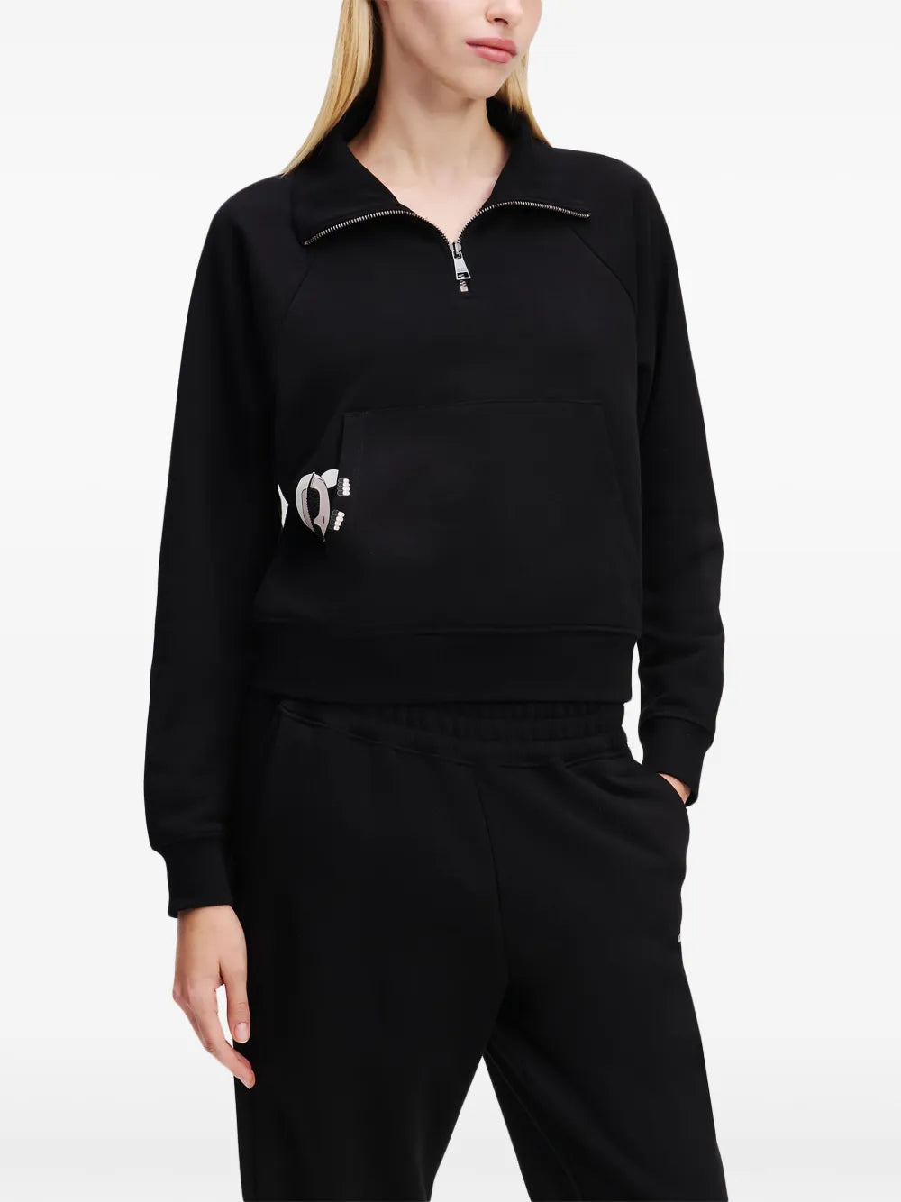Ikon Peak-A-Boo Half-Zip Sweatshirt