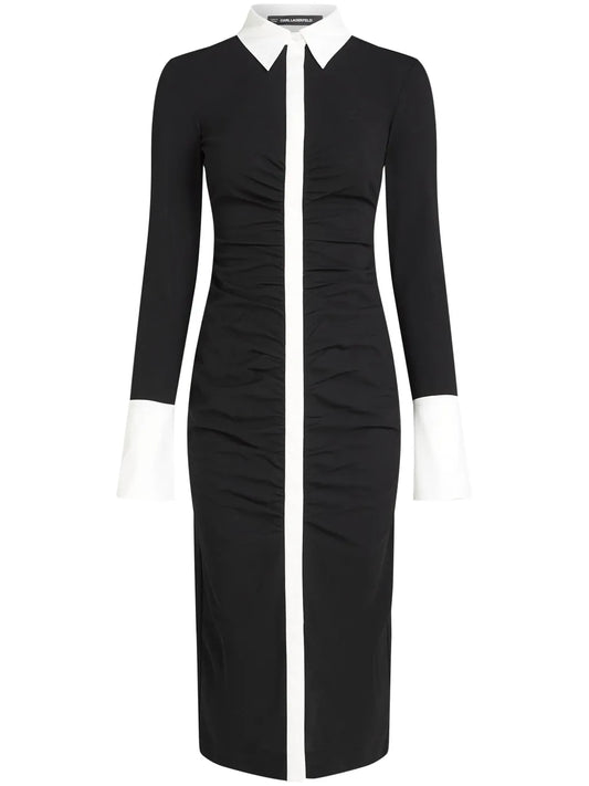 Long-Sleeved Polo Dress