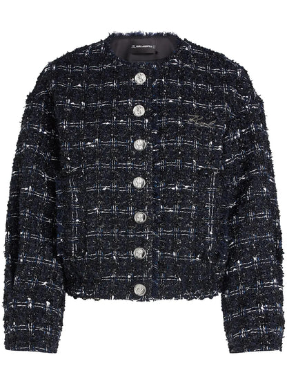 Essential Bouclé Bomber Jacket