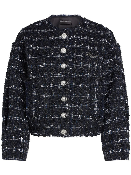 Essential Bouclé Bomber Jacket