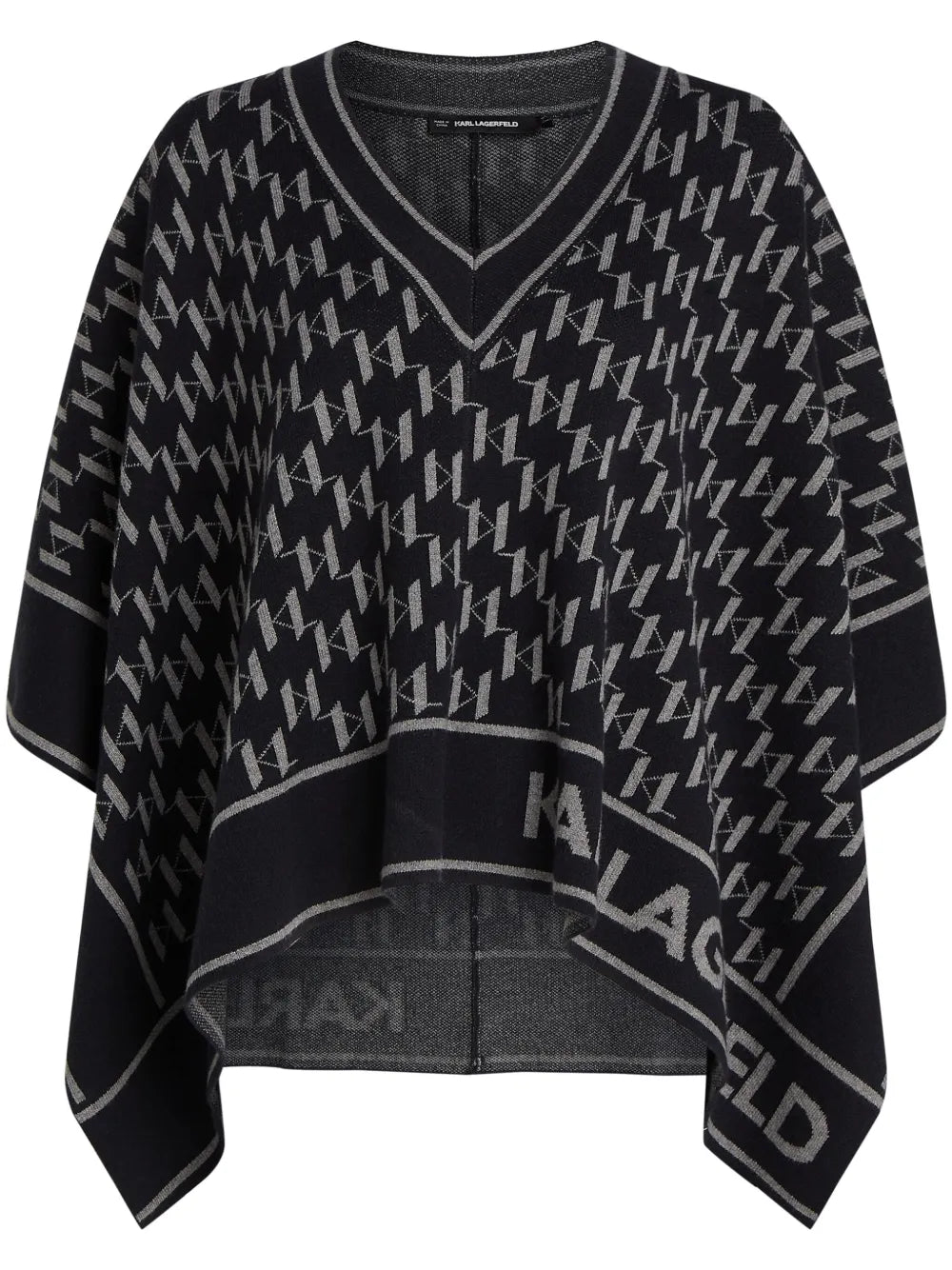 Monogram Print Cape