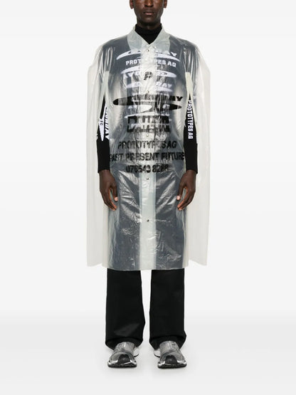 Logo-Print Raincoat