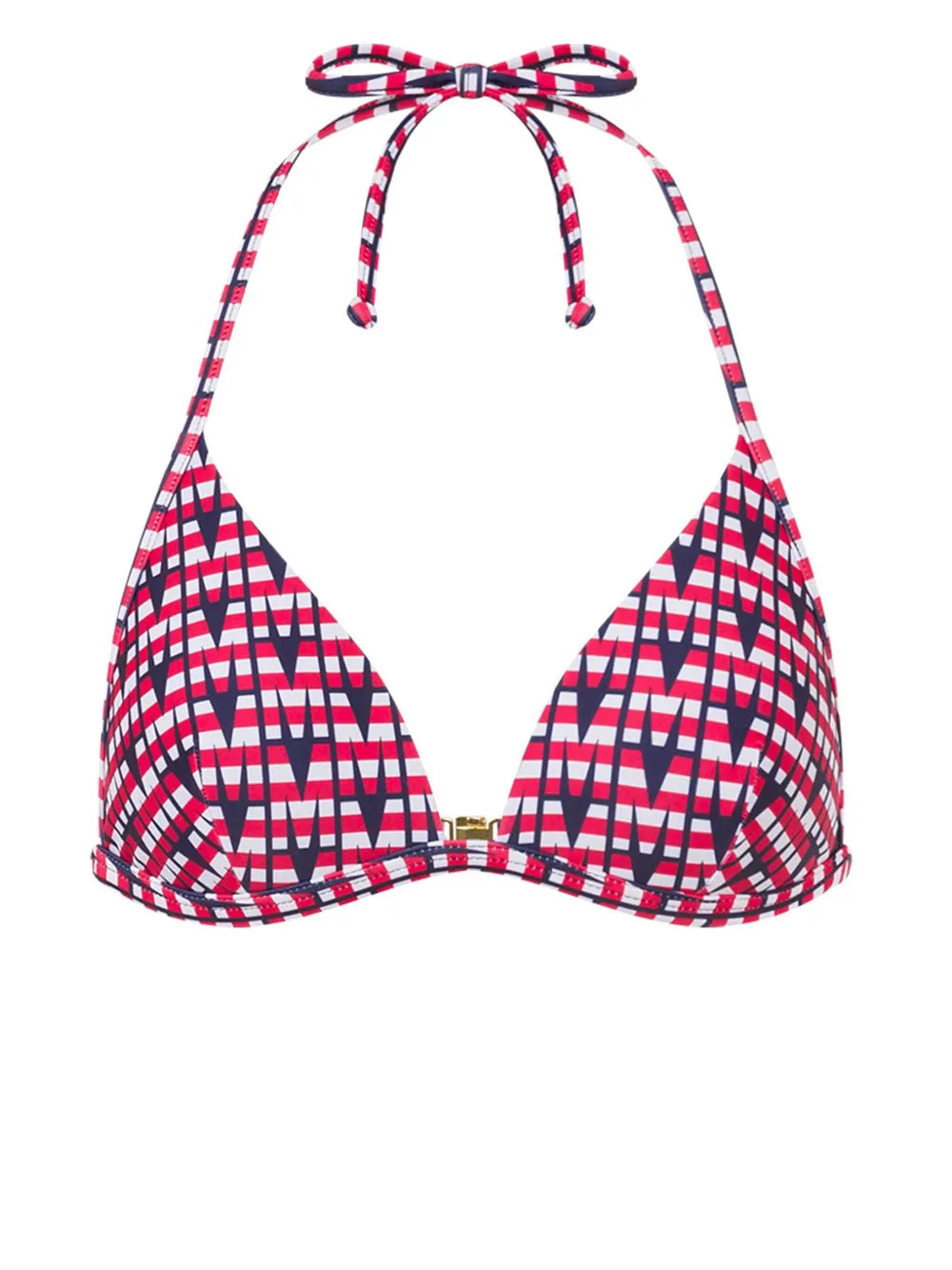 Logo-Print Bikini Top