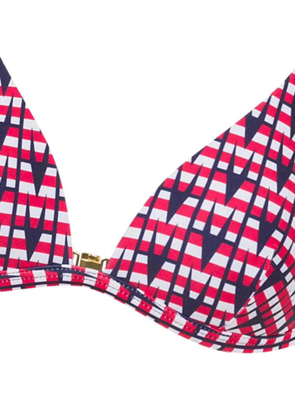 Logo-Print Bikini Top