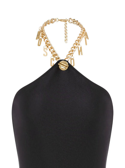 Logo Chain Swimsuit