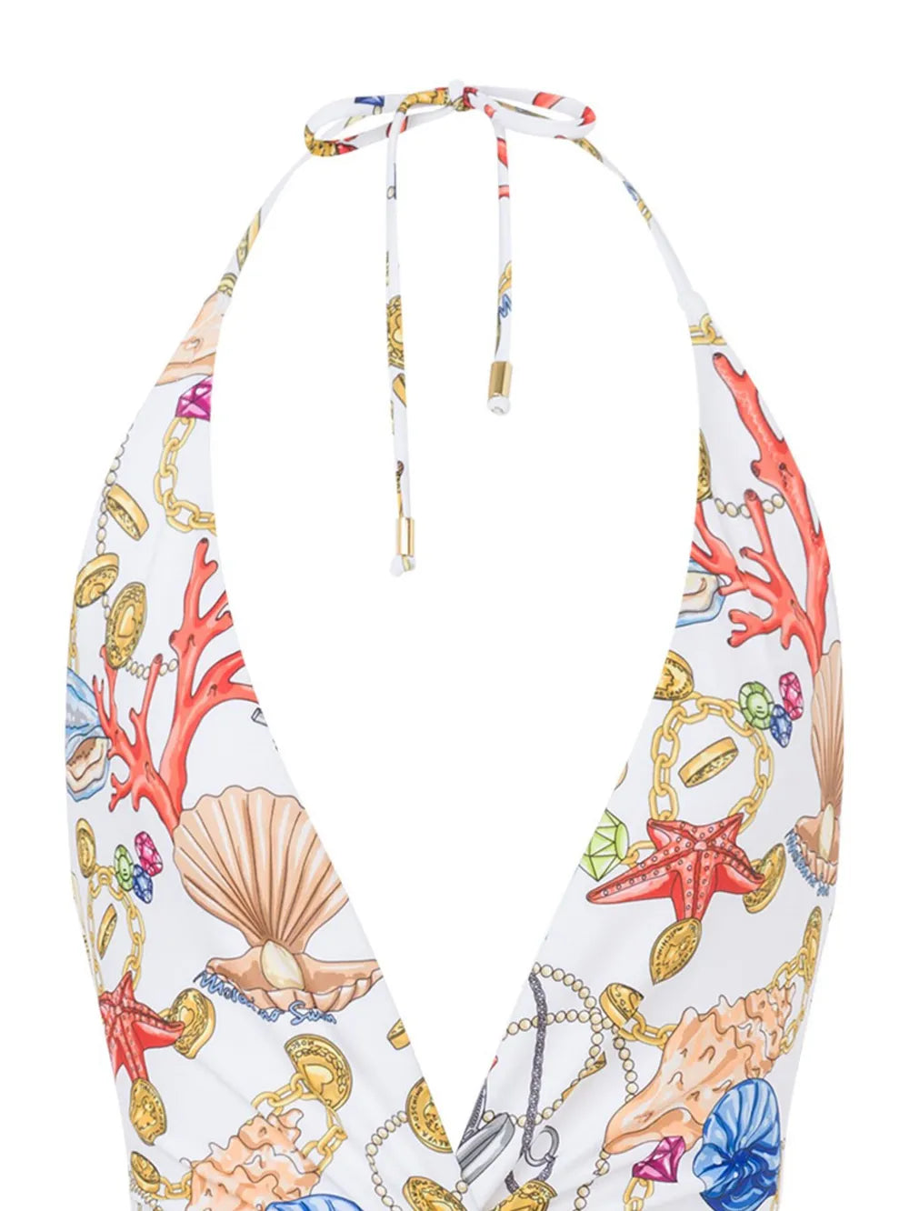 Shell Print Swimsuit
