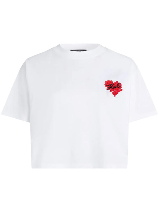 K/Heart Cotton T-Shirt