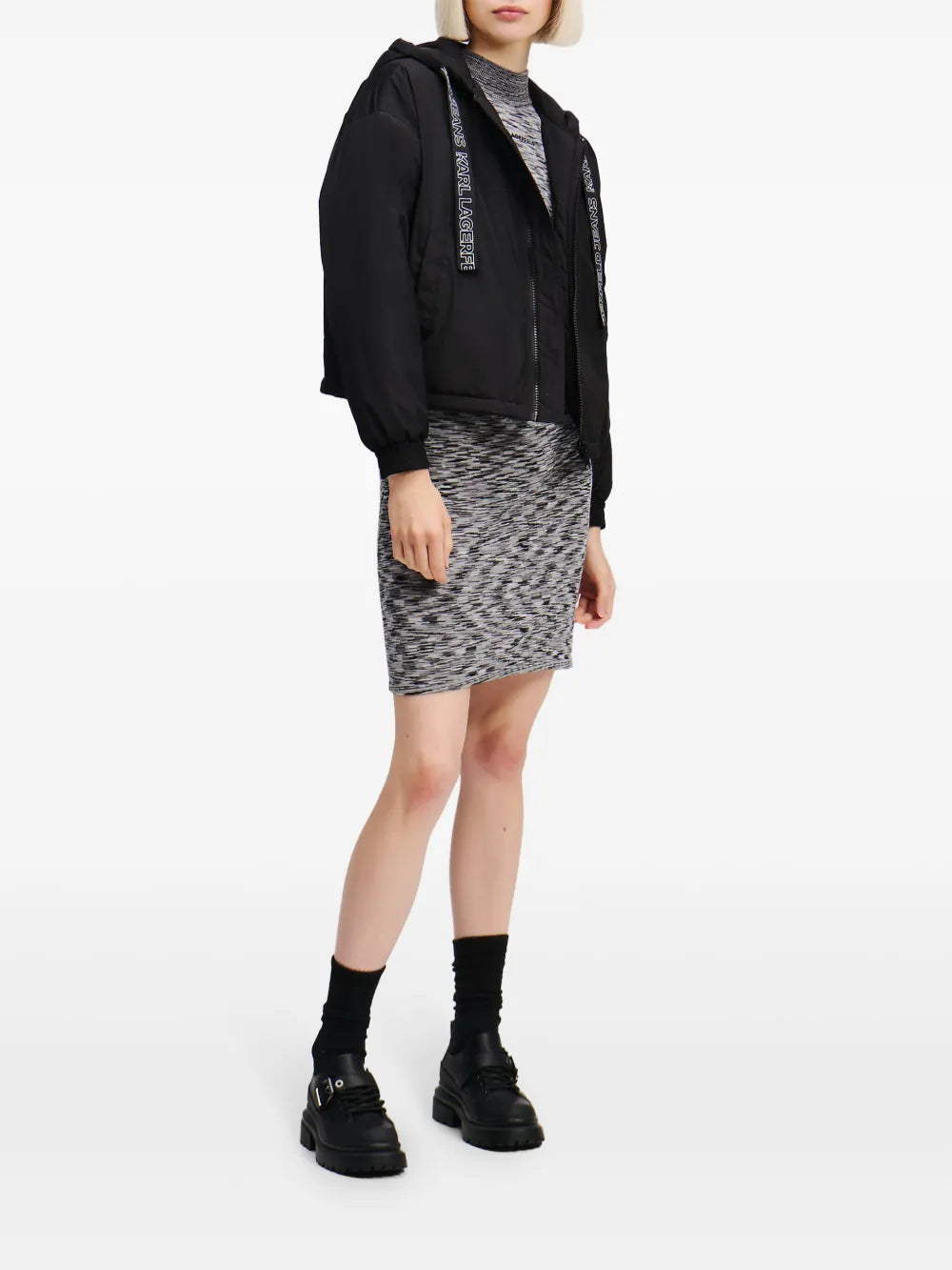 Long-Sleeved Knitted Dress