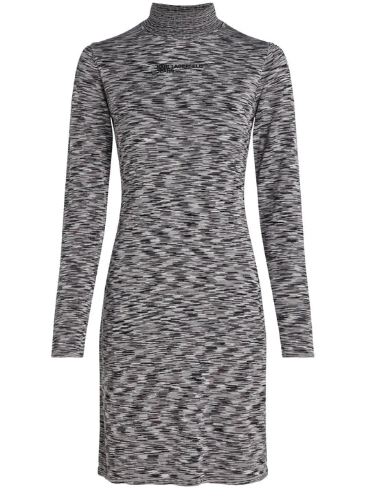 Long-Sleeved Knitted Dress