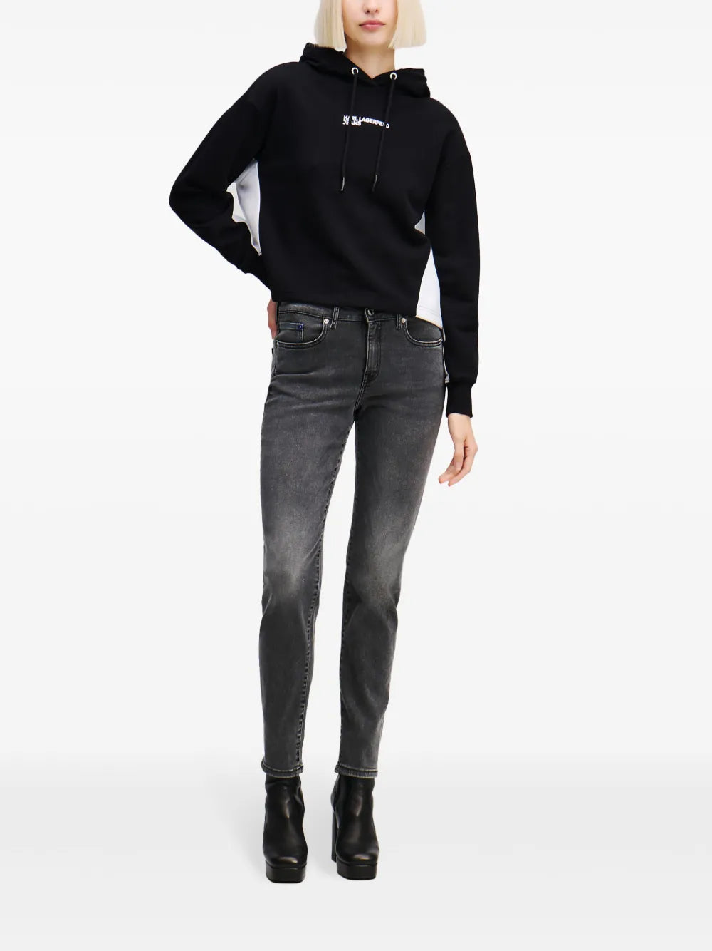 Mid-Rise Slim Jeans