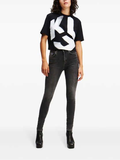 High-Rise Skinny Jeans