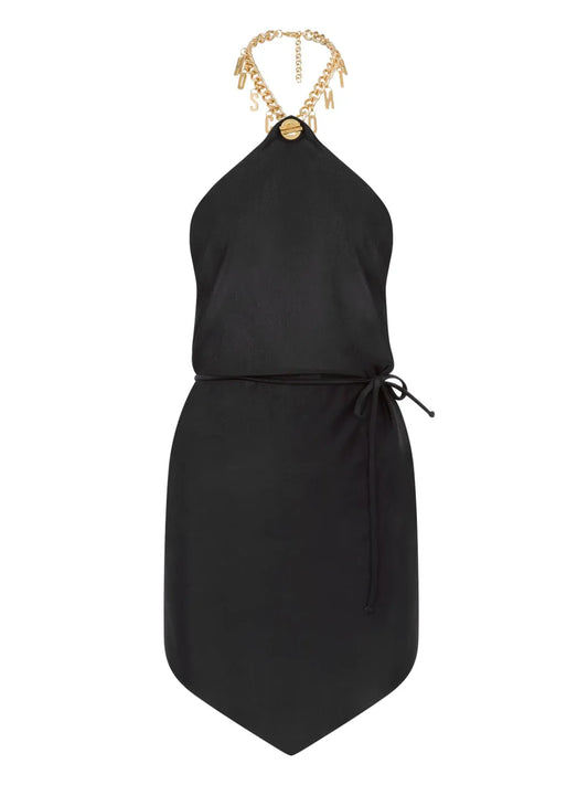 Logo-Lettering Mini Dress