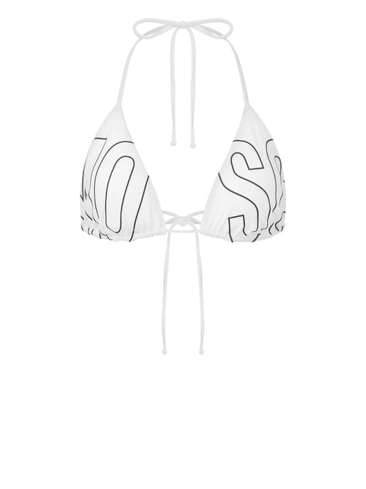 Logo-Print Bikini Top