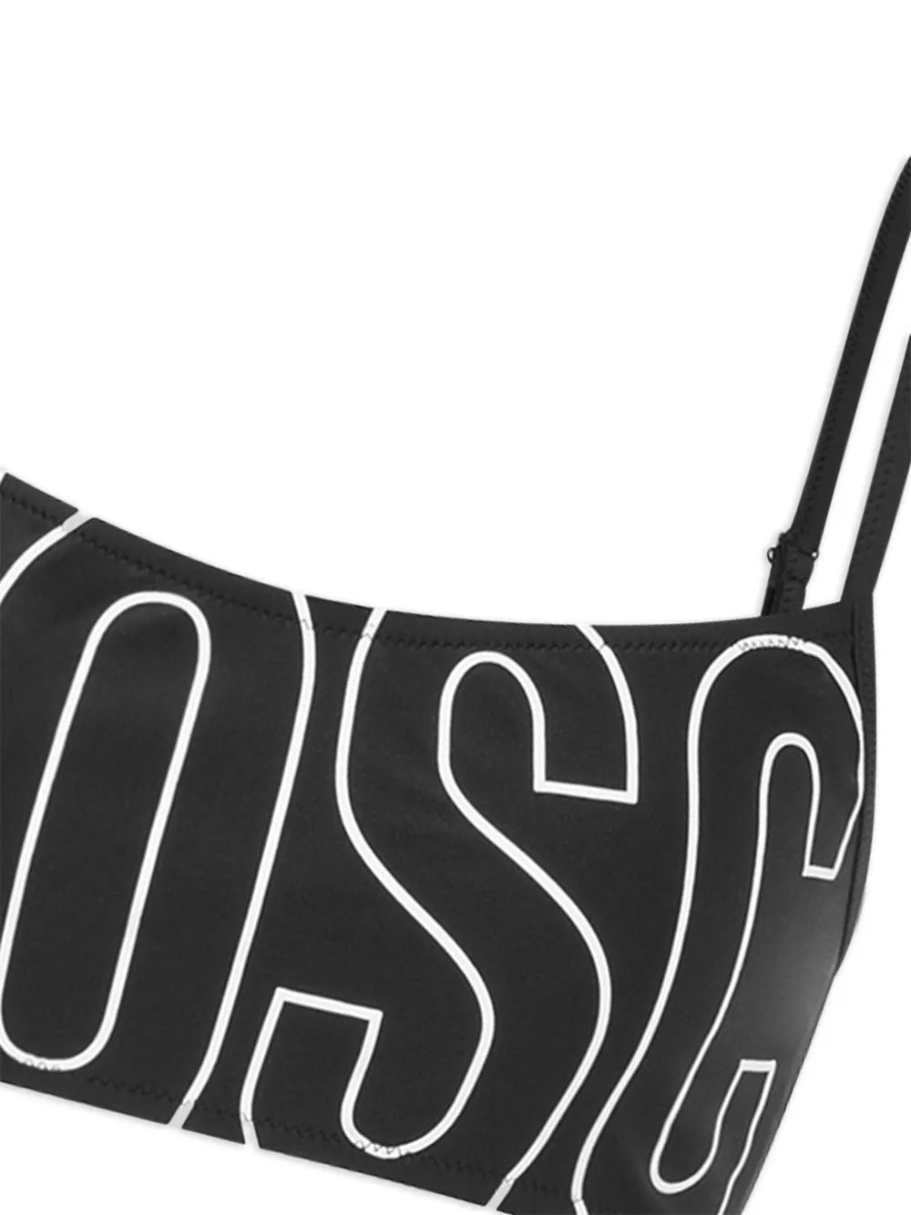 Logo-Print Bikini Top