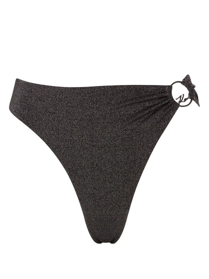 Ruched-Detailing Bikini Bottoms