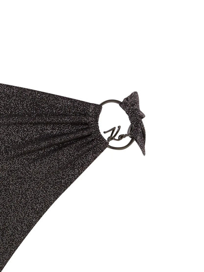 Ruched-Detailing Bikini Bottoms