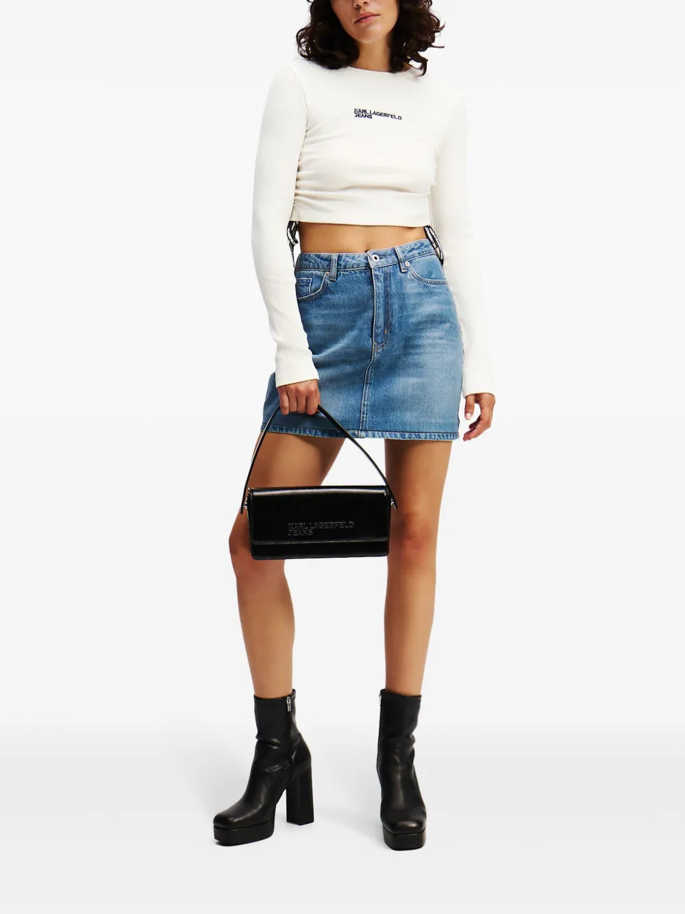 Long-Sleeved Ribbed T-Shirt
