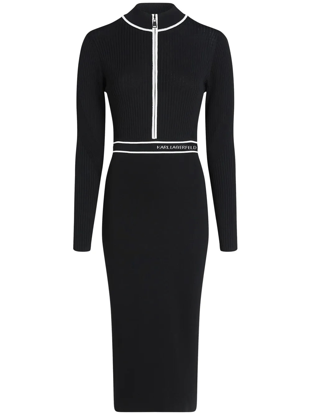 Logo-Intarsia Knitted Dress