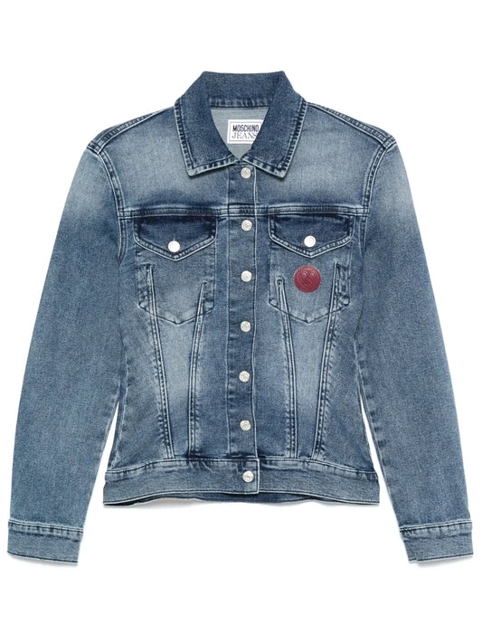 Logo-Patch Denim Jacket