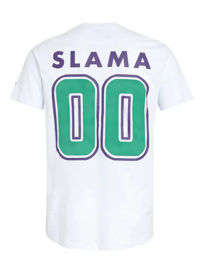 Slogan-Embroidered T-Shirt