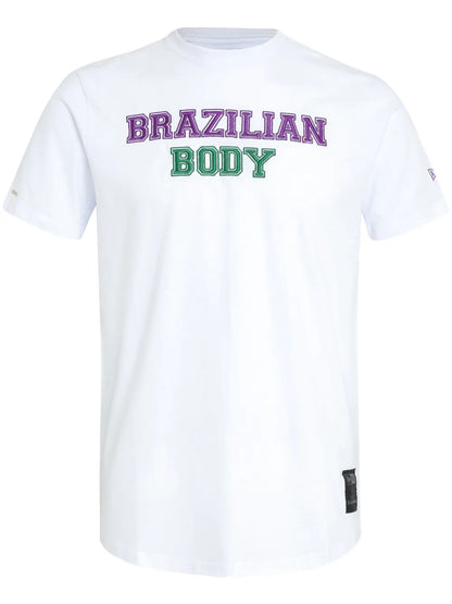 Slogan-Embroidered T-Shirt