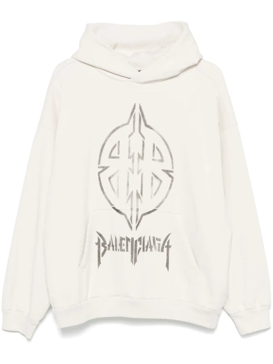 Metal Bb Stencil Hoodie