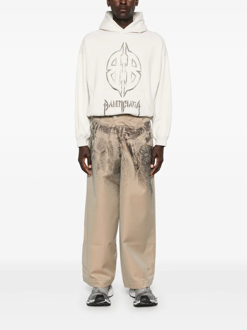 Metal Bb Stencil Hoodie