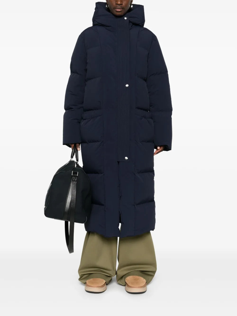 + Quilted Down Coat