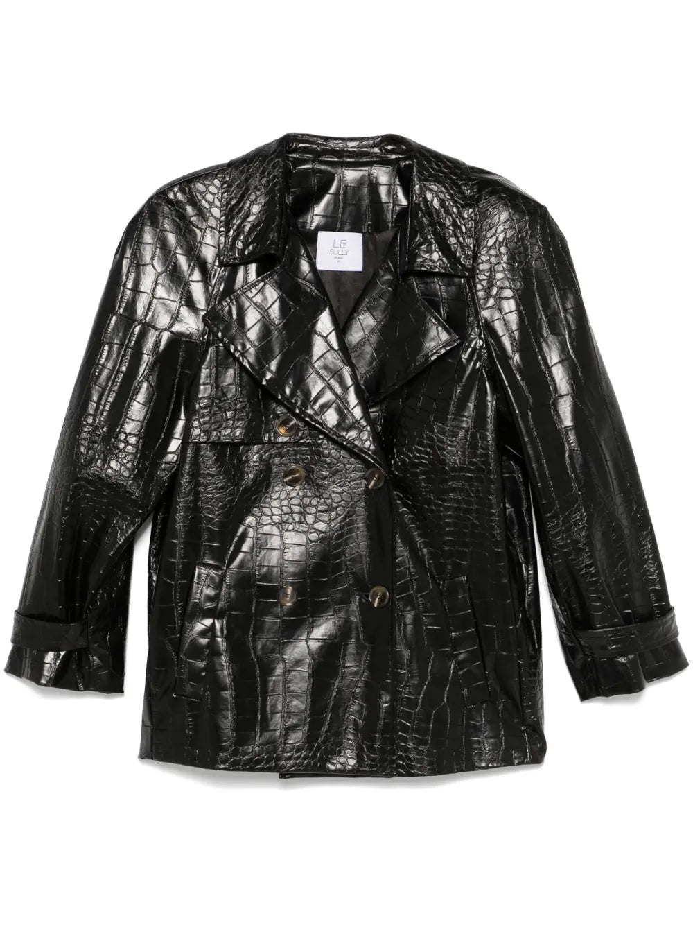 Crocodile-Embossed Jacket