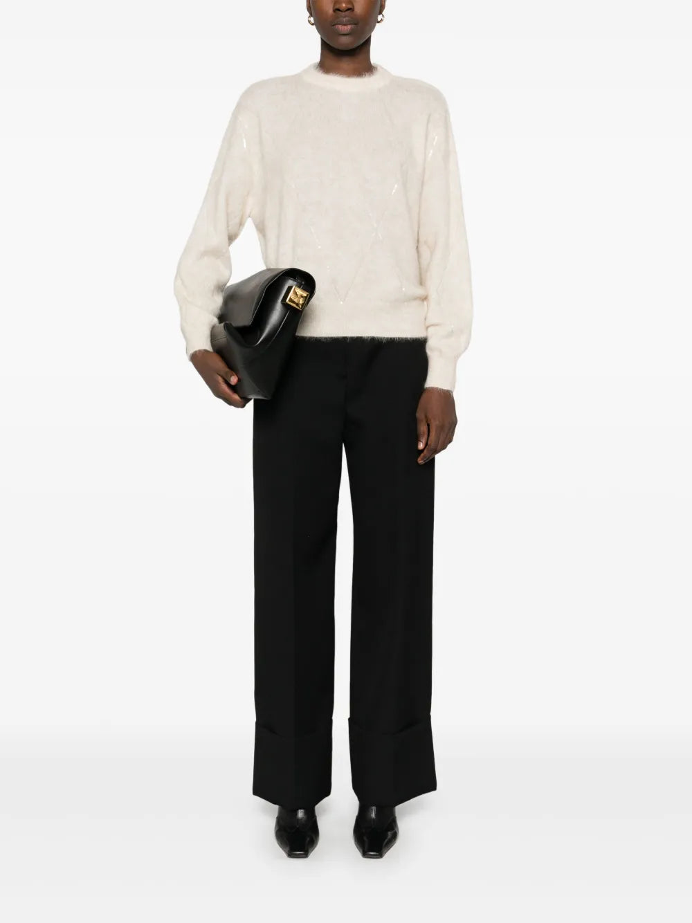 Sequin-Embellished Sweater