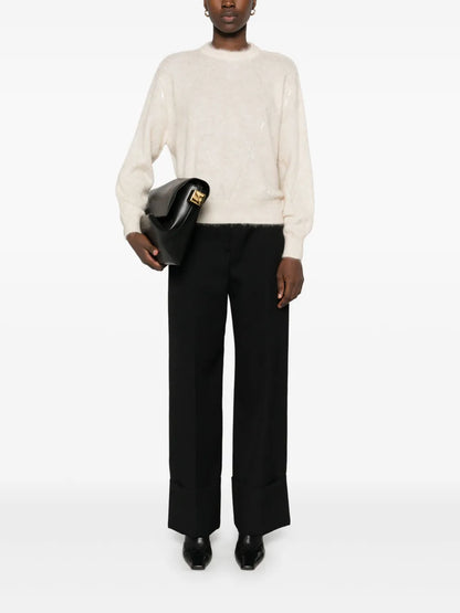 Sequin-Embellished Sweater