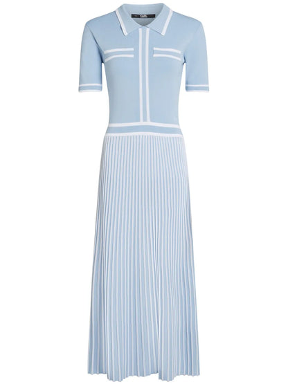 Essential Pleated Knitted Dress