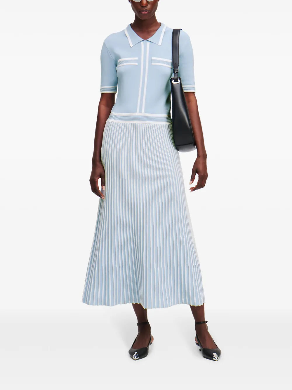 Essential Pleated Knitted Dress