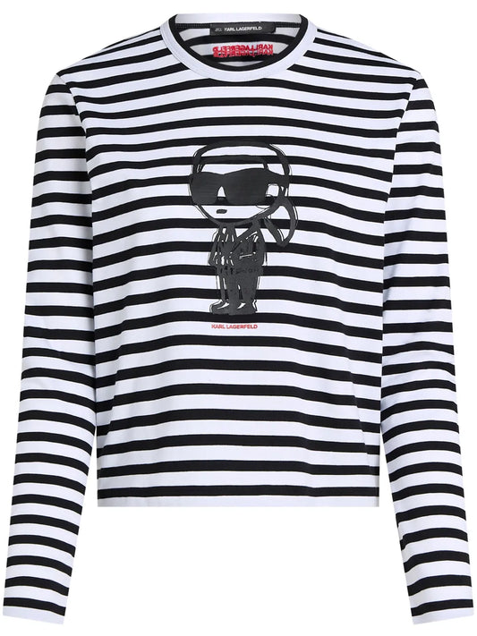 Ikon Striped Cotton T-Shirt