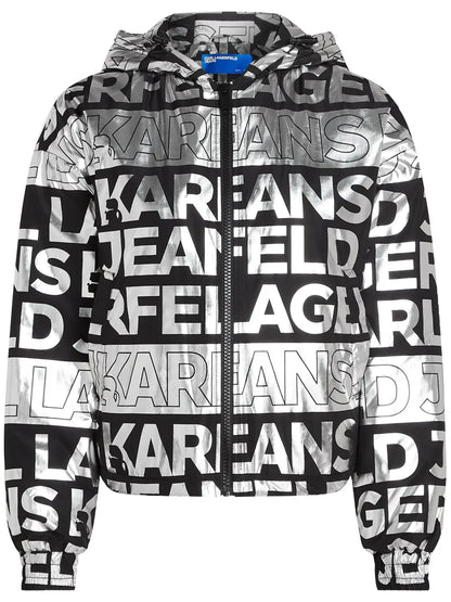 All-Over Logo-Print Jacket