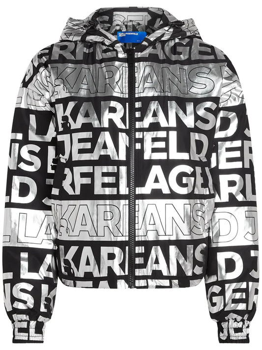 All-Over Logo-Print Jacket