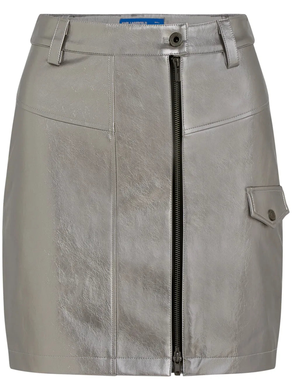 Metallic Mini Skirt