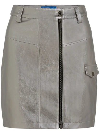 Metallic Mini Skirt
